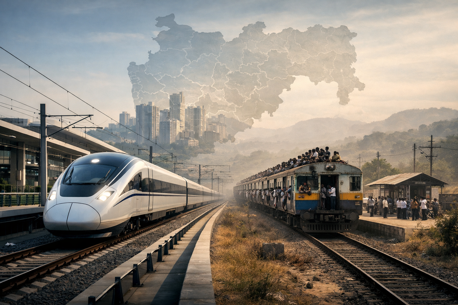 महाराष्ट्र में रेलवे विकास