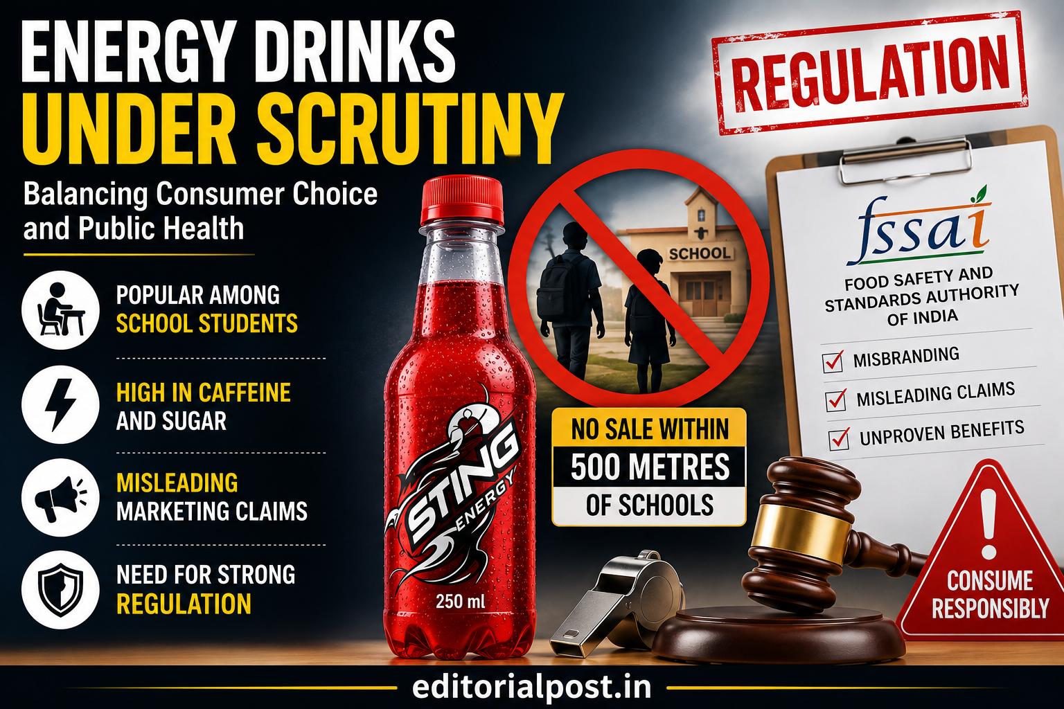 Regulating Energy Drinks Responsibly % Regulating Energy Drinks Responsibly