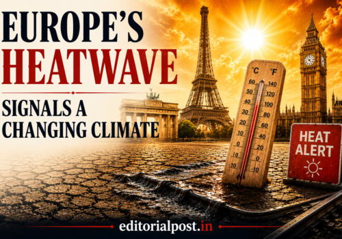 Europe’s Heatwave Signals a Changing Climate % Europe’s Heatwave Signals a Changing Climate