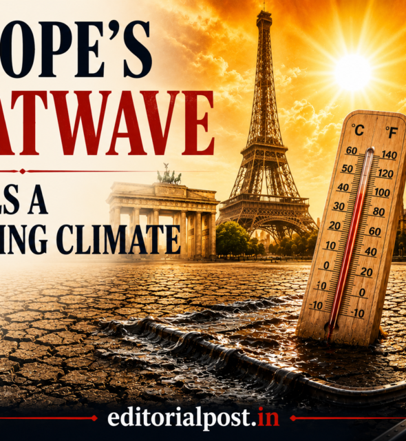 Europe’s Heatwave Signals a Changing Climate % Europe’s Heatwave Signals a Changing Climate